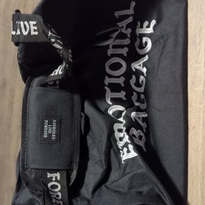 Emotional Baggage PRINTED STRAP DUFFLE BAG Assholes Live Forever ALF